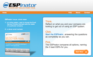 ESPinator online tool for comparing email service providers