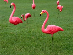 email marketing best practices say keep fake emails off your list and fake flamingos off your lawn